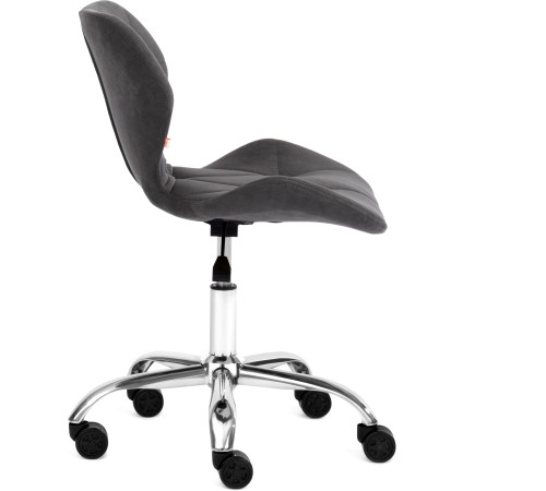 Кресло TetChair Selfi флок, серый