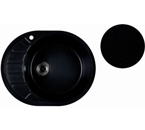 Кухонная мойка Marblan Ovata R оникс