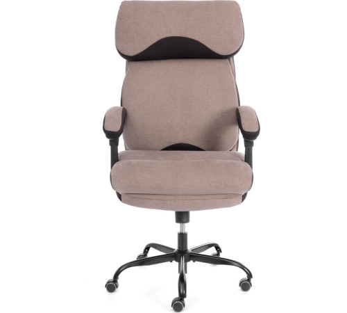 Офисное кресло TetChair Chief metalBL ткань, светло-коричневый, KUB 03/TW-24