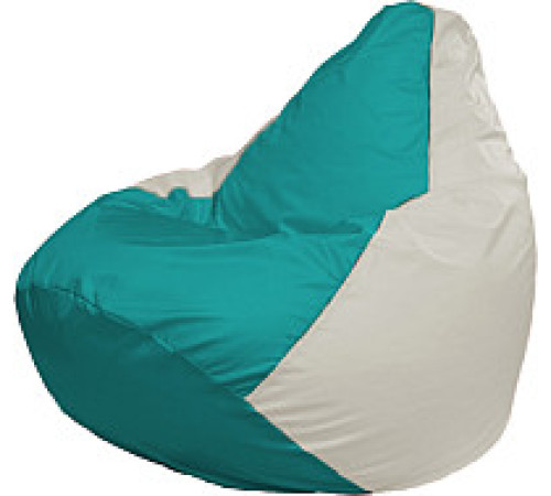 Кресло-мешок Flagman Груша Мега XXXL Г3.1-315 бирюзовый/белый