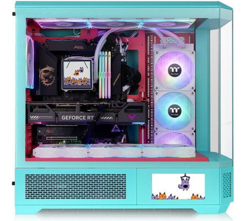 Корпус Thermaltake View 600 TG Mint Strawberry CA-11H-00FLWN-00