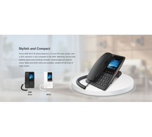 IP-телефон Fanvil H6W черный