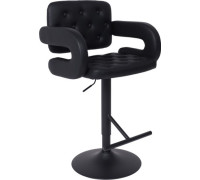 Стул с подлокотниками AksHome Elton черный/черный