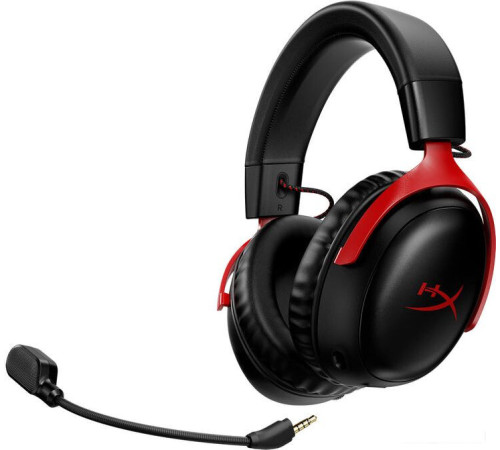 Наушники HyperX Cloud III Wireless черный/красный