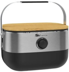 Портативный газовый гриль Sahara Mini BBQ серебристый