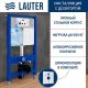 Инсталляция для унитаза Lauter 21901002 с отверстием для гигиенических таблеток