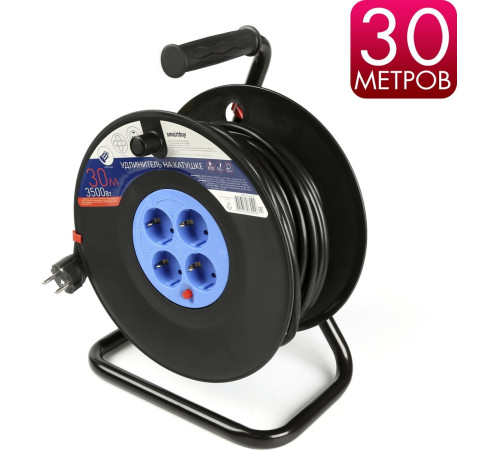 Удлинитель на катушке SmartBuy SBE-16-4-30-Z