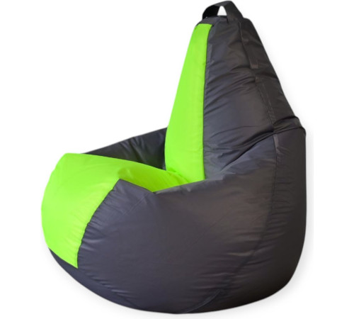 Кресло-мешок Mio Tesoro Груша Kombo XXL GF-130x85-SN серебристый/неон