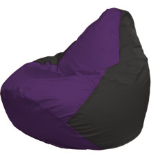 Кресло-мешок Flagman Груша Г2.1-67 фиолет/чёрный