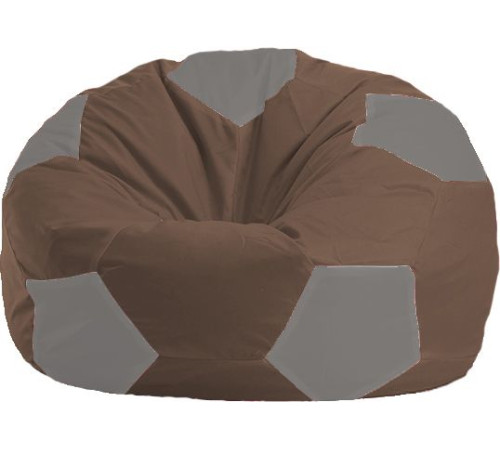 Кресло-мешок Flagman Мяч Стандарт М1.1-327 коричневый/серый