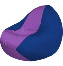 Кресло-мешок Flagman Classic К2.1-208 синий/сиреневый