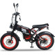Электровелосипед Minako Apex 2025 черный/красный