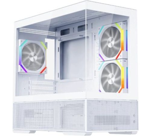 Корпус 1stPlayer CV6 ARGB CV6-WH-2FAR-W-2FH7R-W-1FH7-W белый