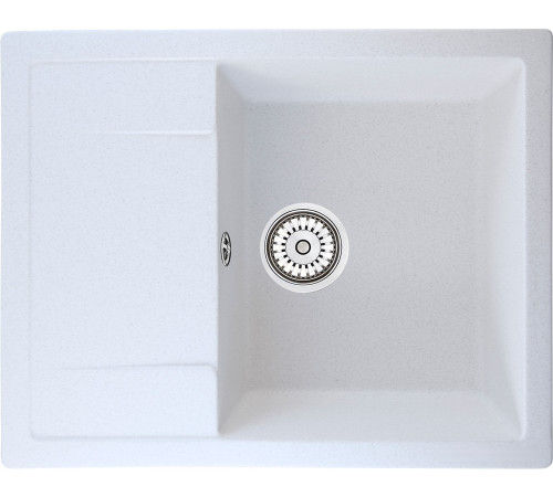 Кухонная мойка Berge BR-6502 белый матовый
