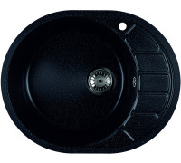 Кухонная мойка Marblan Ovata L черный,с сифоном