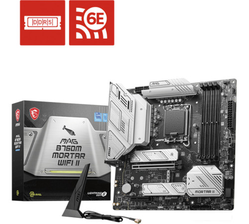 Материнская плата MSI MAG B760M Mortar WiFi II