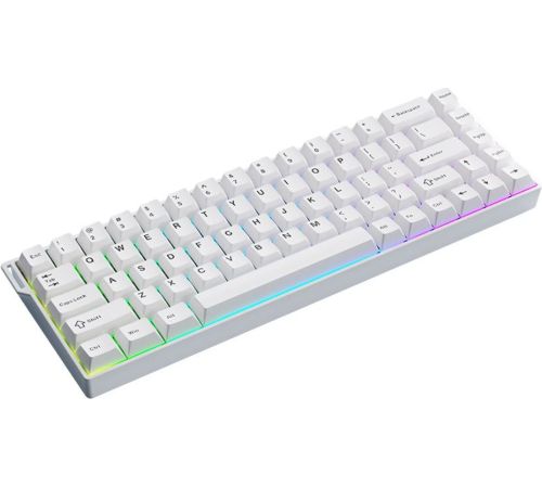 Клавиатура Ajazz AK680 V2 белый, Ajazz Ice Island Switch