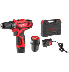 Дрель-шуруповерт Wortex BD 1215-1 Li BD12151Li10029 с 2-мя АКБ, кейс