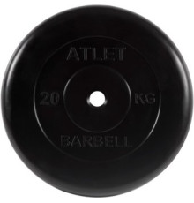 Диск MB Barbell Атлет 51 мм 1x20 кг