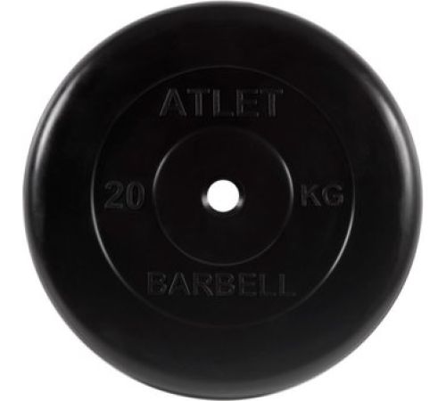 Диск MB Barbell Атлет 51 мм 1x20 кг