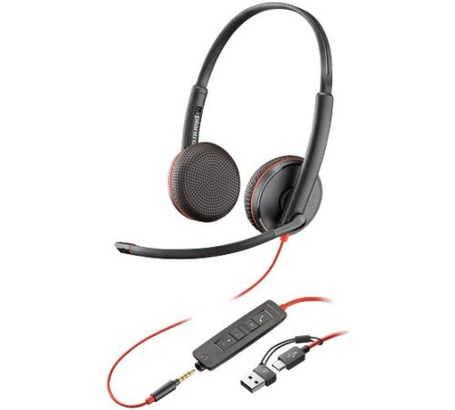 Офисная гарнитура Poly Blackwire 3225 8X229A6