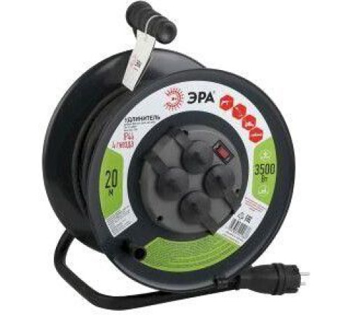 Удлинитель ЭРА RMx-4es-3x2.5-20m-IP44KG Б0043057