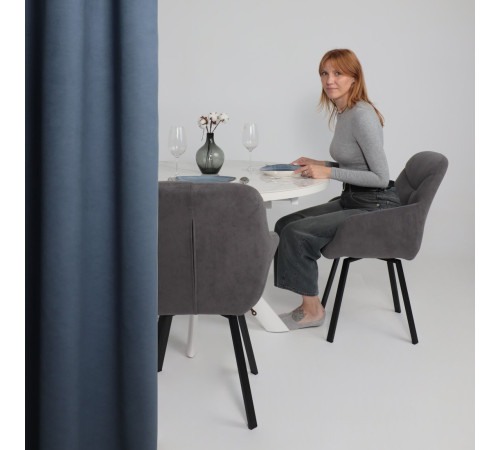 Стул Мамадома Romeo smile 360 b28 Antracite Lux/черный