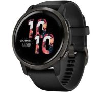 Умные часы Garmin Venu 2 сланцевая нержавеющая сталь/черный