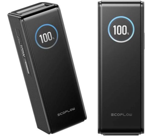 Внешний аккумулятор EcoFlow Rapid 25000mAh без кабелей, 170 Вт, черный
