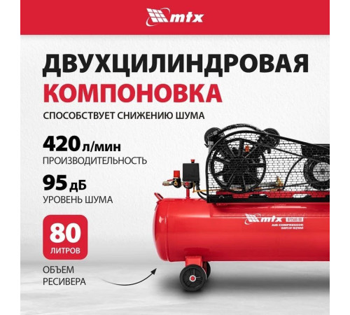 Компрессор MTX КР2500/80