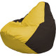 Кресло-мешок Flagman Груша Медиум XL Г1.1-261 жёлтый/коричнневый