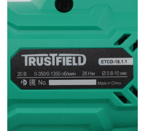 Дрель-шуруповерт Trustfield ETCD-18.1.1 с 1-им АКБ