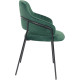 Стул с подлокотниками Алвест AV 448 темно-зеленый бархат/черный