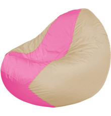Кресло-мешок Flagman Classic К2.1-192 бежевый/розовый