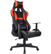 Игровое геймерское кресло Бюрократ Zombie Game Penta черный/красный