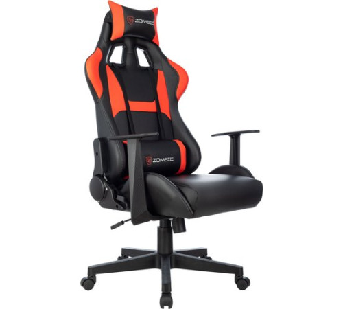 Игровое геймерское кресло Бюрократ Zombie Game Penta черный/красный