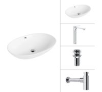 Умывальник Lauter 21709 + Rio 21AM12672 + сифон 21635CH + дон.клапан 21190CH хром