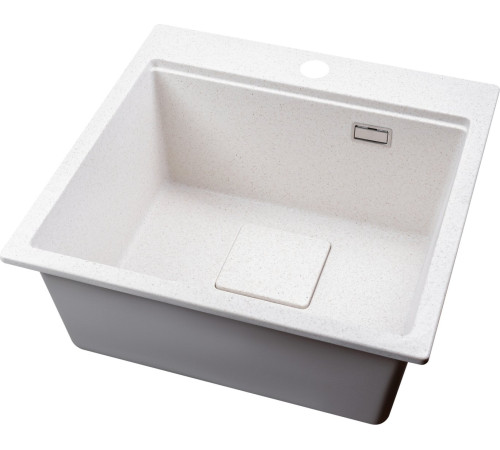 Кухонная мойка Marblan Comfort 50 бежевый, с сифоном и колландером