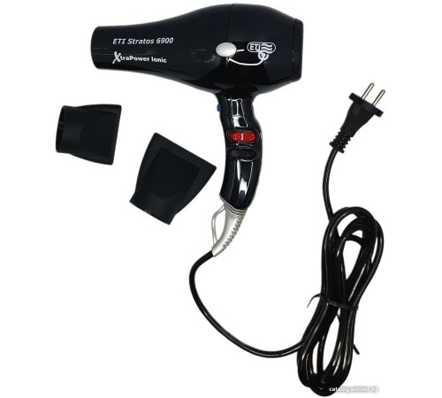 Фен ETI Stratos 6900 Xtrapower Ionic черный