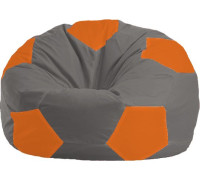 Кресло-мешок Flagman Мяч Стандарт М1.1-342 серый/оранжевый