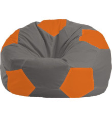 Кресло-мешок Flagman Мяч Стандарт М1.1-342 серый/оранжевый