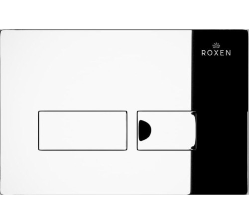 Унитаз приставной Roxen Antares в комплекте с инсталляцией Attach 5 в 1 967038 кнопка: хром глянцевый