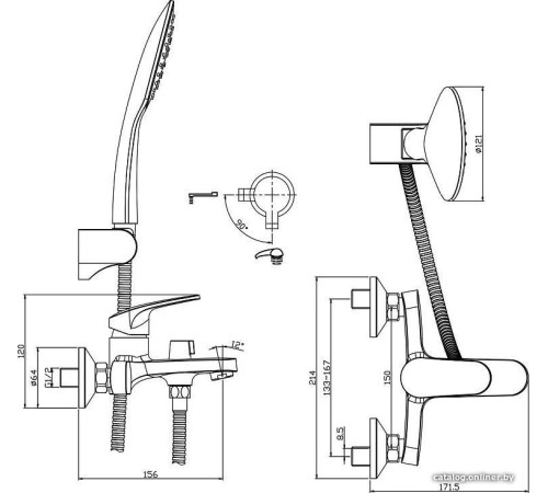 Смеситель Rossinka Silvermix RS45-30
