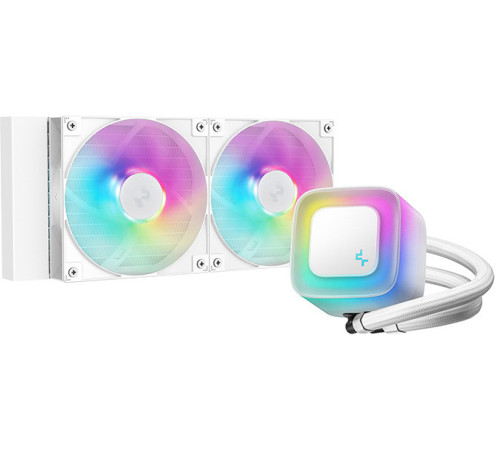 Система жидкостного охлаждения для процессора DeepCool LE240 WH V2 R-LE240-WHAMMN-G-2