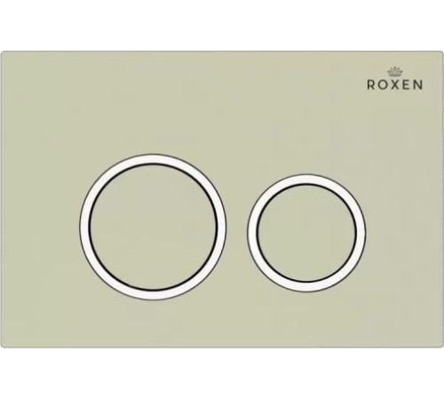 Унитаз подвесной Roxen Martin в комплекте с инсталляцией StounFix Dual Fresh 6 в 1 968511 кнопка: пастель бежевый