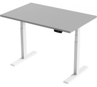 Стол Smartstol Slim 120x80x1.8 белый/серый камень