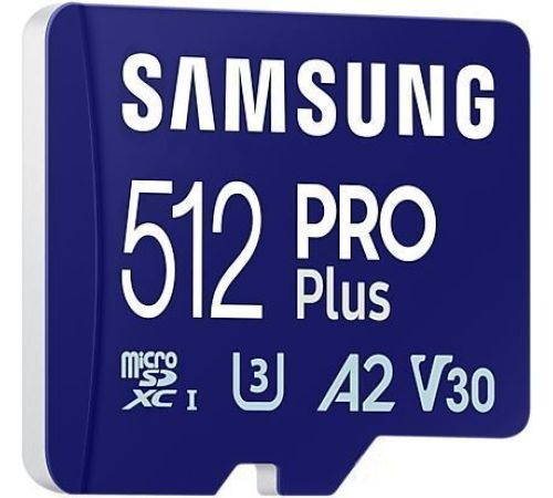 Карта памяти Samsung PRO Plus microSDXC 512GB MB-MD512SA/EU с адаптером