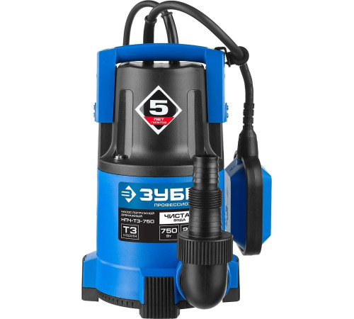 Дренажный насос Зубр НПЧ-Т3-750