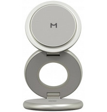 Беспроводное зарядное Magssory Signature Disc Pro для Apple 3 в 1 WCH073 титановый