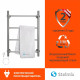 Полотенцесушитель Stelmix Прямой ЭПС П4 400х600